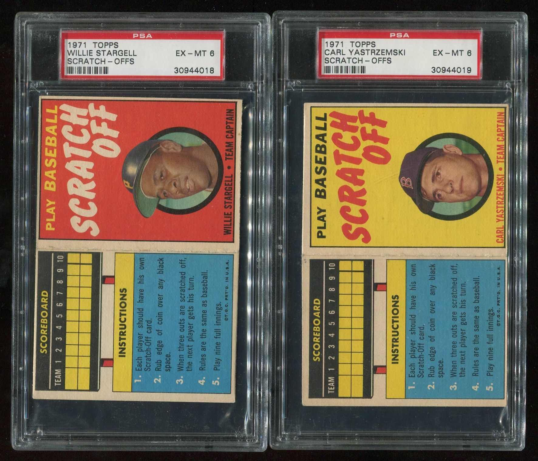 Lot Detail 1971 Topps ScratchOffs Lot of 11 Assorted