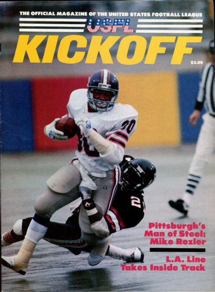 1980s USFL Kickoff Magazine & USFL Guide Lot of 3