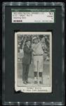 1922 E121 American Caramel Babe Ruth Holding Bird SGC 10