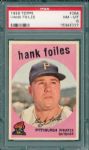 1959 Topps #294 Hank Foiles PSA 8
