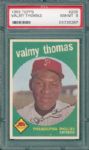 1959 Topps #235 Valmy Thomas  PSA 8