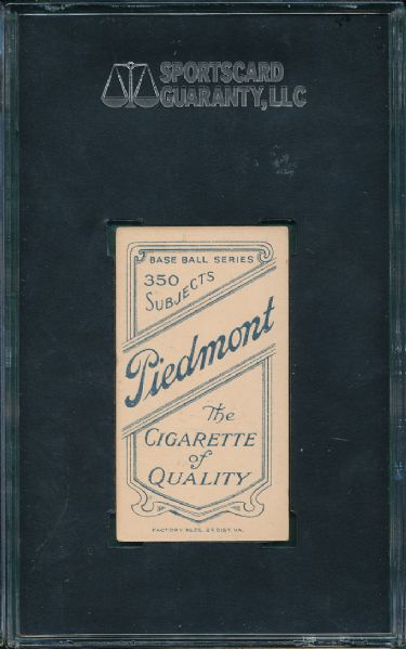 1909-1911 T206 Livingstone Piedmont Cigarettes SGC 60