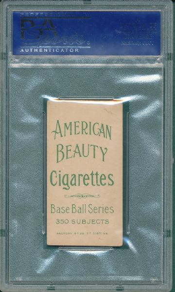 1909-1911 T206 Burch, Fielding American Beauty Cigarettes (No Frame) PSA 3