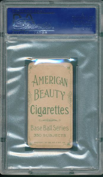 1909-1911 T206 Carrigan American Beauty Cigarettes PSA 2 *Low Pop*