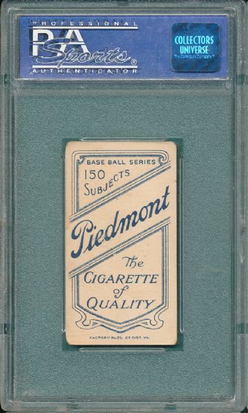 1909-1911 T206 Magee, Portrait, Piedmont Cigarettes PSA 3