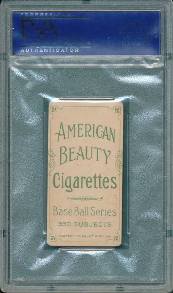 1909-1911 T206 O'Brien American Beauty Cigarettes PSA 3