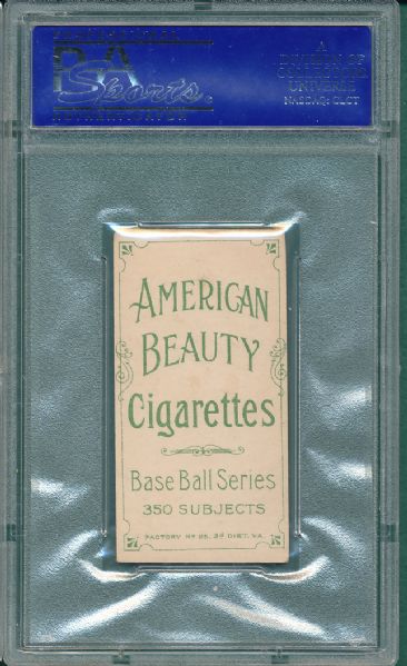 1909-1911 T206 Rudolph American Beauty Cigarettes PSA 2 *Very Low Pop*
