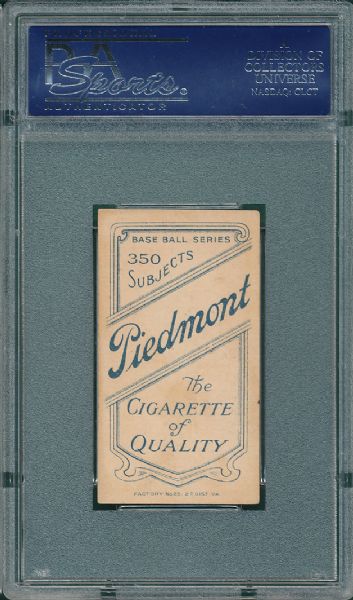 1909-1911 T206 Sharpe Piedmont Cigarettes PSA 5