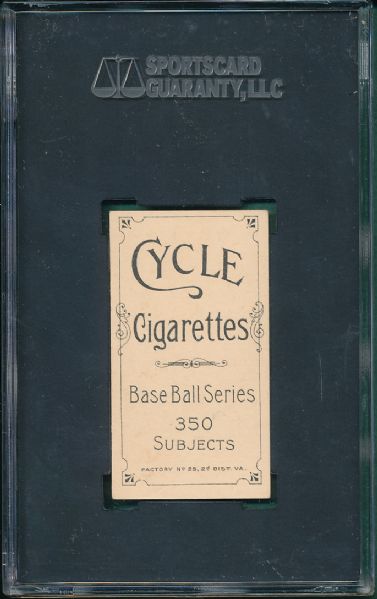 1909-1911 T206 Philippe Cycle Cigarettes SGC 55