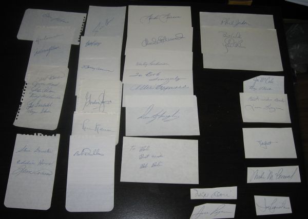Lot of (35) Cut Signature W/ Willie McCovey