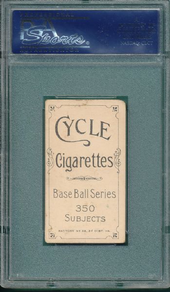 1909-1911 T206 Dorner Cycle Cigarettes PSA 3