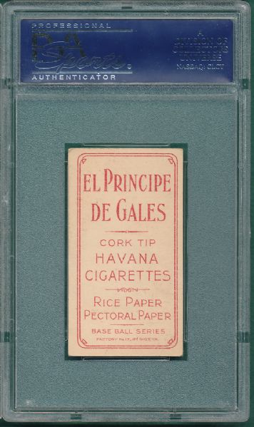 1909-1911 T206 Gray El Principe De Gales Cigarettes PSA 4
