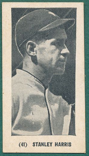 1928 W502 #41 Stanley Bucky Harris