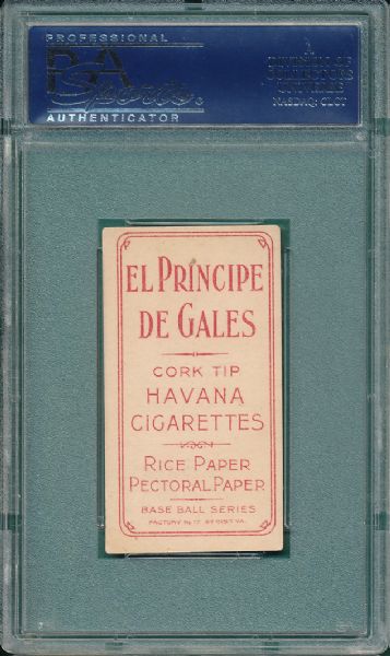1909-1911 T206 Groom El Principe De Gales Cigarettes PSA 4