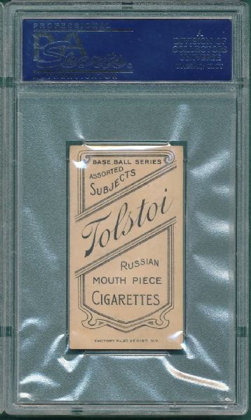1909-1911 T206 Konetchy, Glove Low, Tolstoi Cigarettes PSA 3