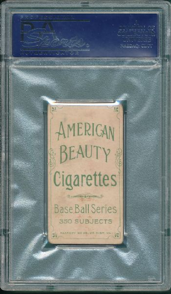 1909-1911 T206 Phelps American Beauty Cigarettes PSA 2 *Low Pop*