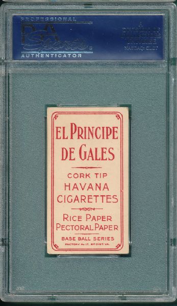 1909-1911 T206 Tannehill, Jesse, El Principe De Gales Cigarettes PSA 3