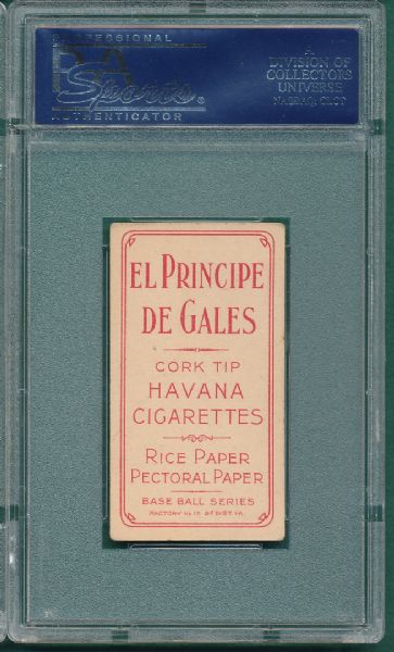 1909-1911 T206 Tannehill, Lee, El Principe De Gales Cigarettes PSA 3