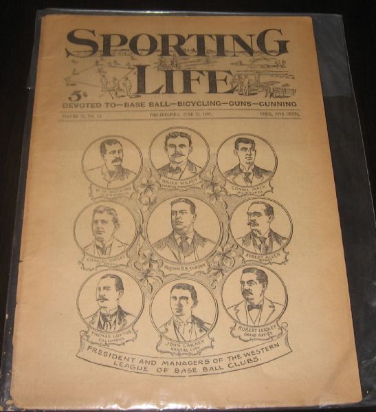 1897 Sporting Life W/ HOFers