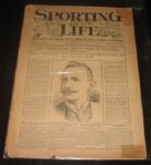1897 Sporting Life Cap Anson Retirement