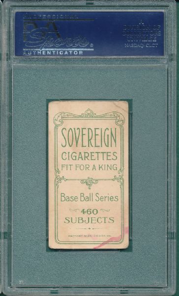 1909-1911 T206 Schaefer, Washington, Sovereign Cigarettes 460 Series PSA 3(MK)