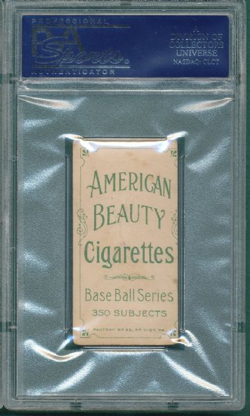 1909-1911 T206 Adkins American Beauty Cigarettes PSA 2 *Low Pop Report*
