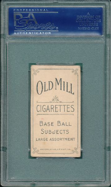 1909-1911 T206 Conroy, Fielding, Old Mill Cigarettes PSA 3.5 *Low Pop*