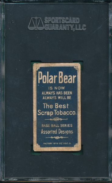 1909-1911 T206 Clancy Polar Bear Tobacco SGC 40