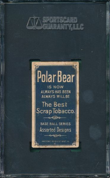 1909-1911 T206 Kissinger Polar Bear Tobacco SGC 30