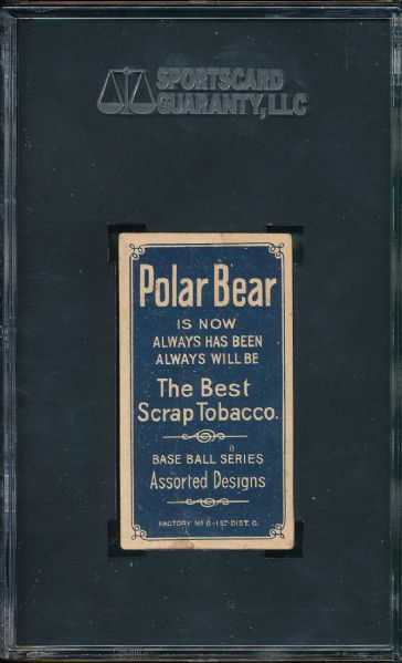 1909-1911 T206 Taylor Polar Bear Tobacco SGC 30