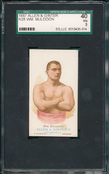 1887 N28 Allen & Ginter WM Muldoon SGC 40