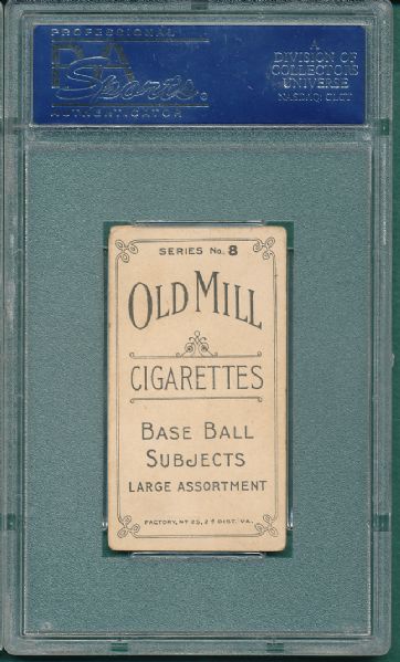 1910 T210 Vinson Old Mill Cigarettes Series 8 PSA 3