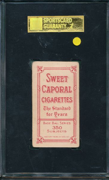 1909-1911 T206 Berger Sweet Caporal Cigarettes SGC 30