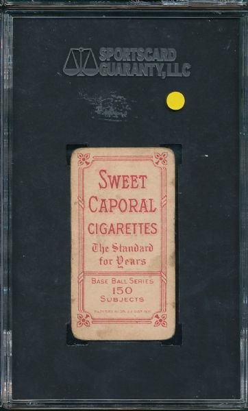 1909-1911 T206 Young, Cy, Portrait, Sweet Caporal Cigarettes SGC 20