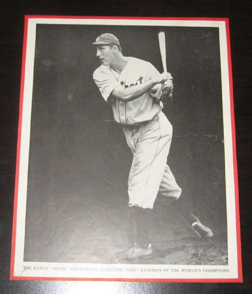 1930s Baseball Magazine Photo Lot (92) W/HOFers, Greenberg