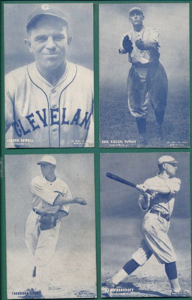 1926-29 & 47-66 Exhibits (45) Card Lot W/ HOFers