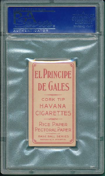 1909-1911 T206 Oberlin El Principe De Gales Cigarettes PSA 4