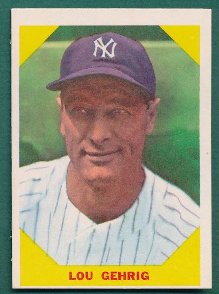 1960 Fleer Baseball Greats (39) Card Lot W/Gehrig & Williams