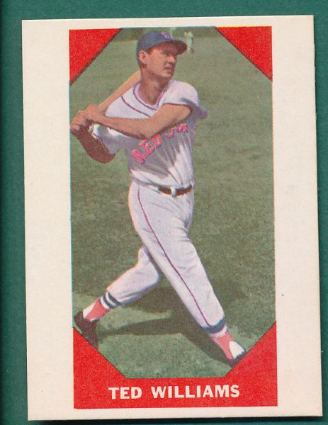1960 Fleer Baseball Greats #72 Ted Williams *Pack Fresh*