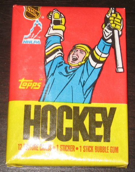 1987-88 Topps Hockey Lot of (5) Unopened Packs