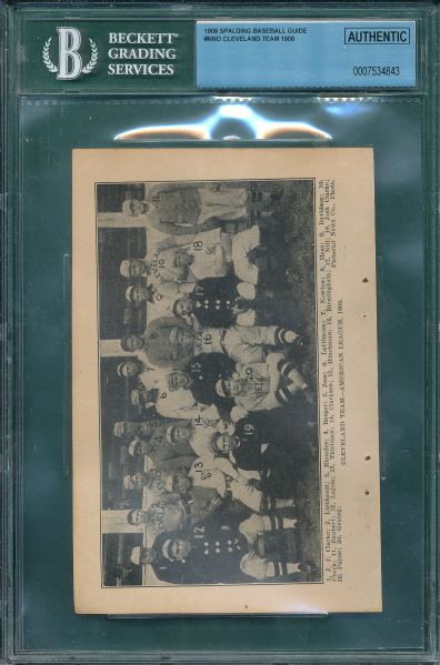 1909 Spaulding Basball Guide Lot of (5) Teams & Ty Cobb