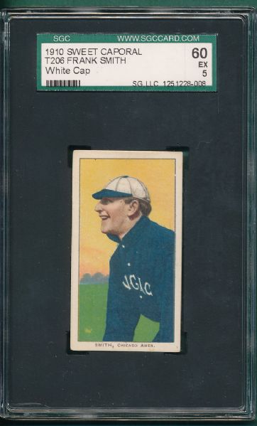 1909-1911 T206 Smith, Chicago Sweet Caporal Cigarettes SGC 60