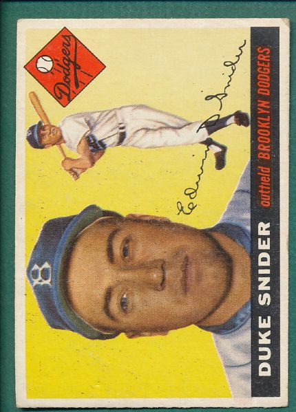1955 Topps #210 Duke Snider *High #*
