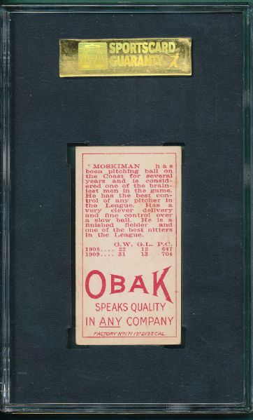 1911 T212 Moskiman Obak Cigarettes SGC 40