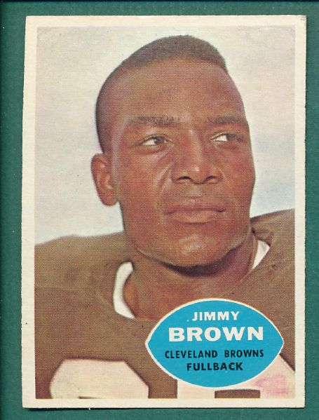 1960 Topps & Fleer FB (100) Card Lot W/Jim Brown