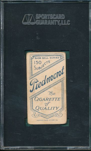 1909-1911 T206 Jacklitch Piedmont Cigarettes SGC 35