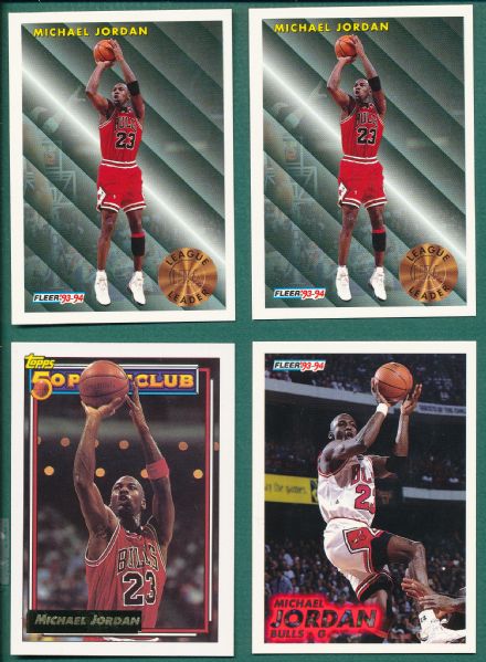 1980s-90s Sports Card Lot of (70+) W/ Baseball, Footbal HOFers, Boggs Rookie and Michael Jordan