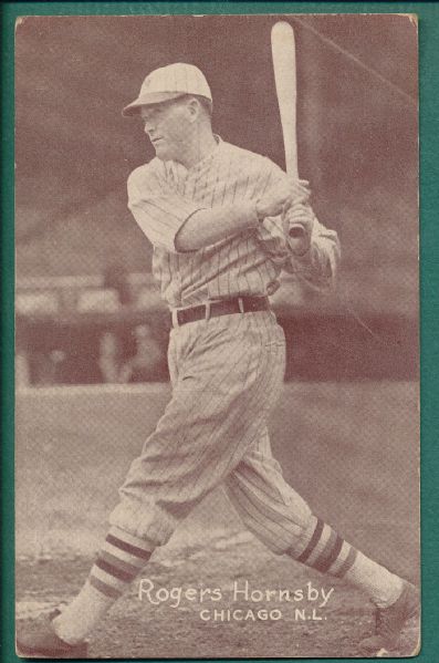 1926-29 Exhibits Rogers Hornsby *Sepia*