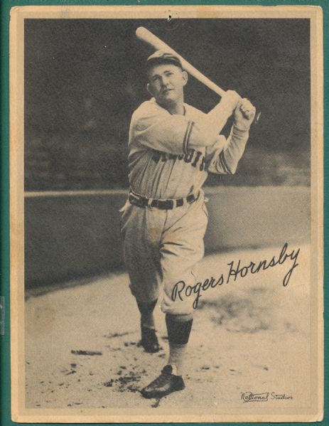 1936 R311 Leather Finish Rogers Hornsby