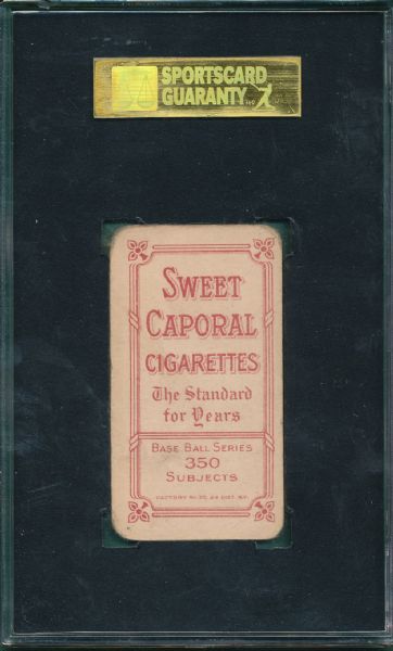 1909-1911 T206 Dahlen, Brooklyn, Sweet Caporal Cigarettes SGC 30